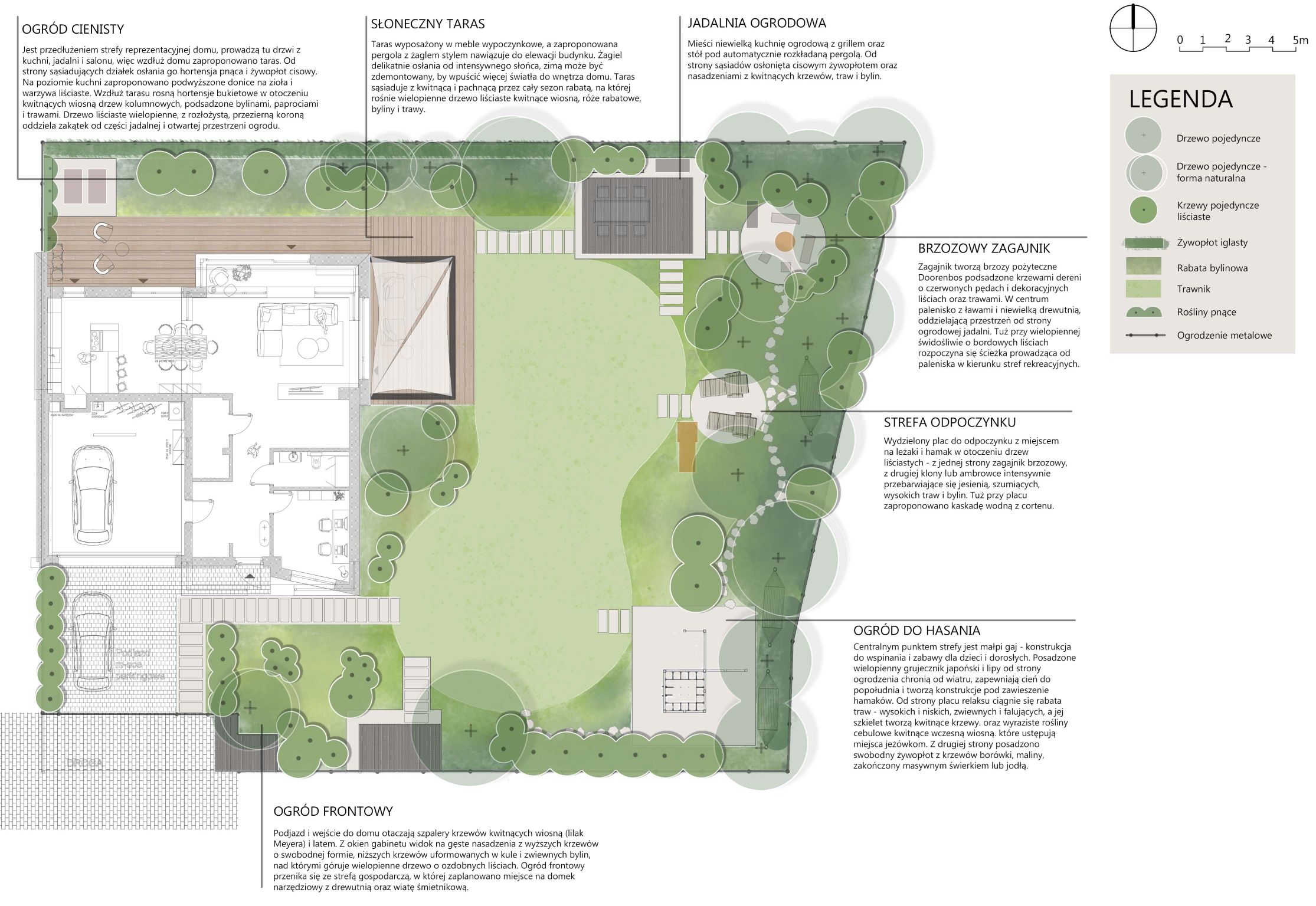 Ogród pełen tajemnych zakątków | Warszawa